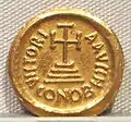 Calvary cross potent minted under Heraclius  (c. 613–638)