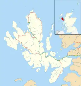 Duntulm is located in Isle of Skye