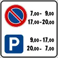 Parking prohibited at certain times and allowed in others