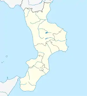 Frascineto is located in Calabria