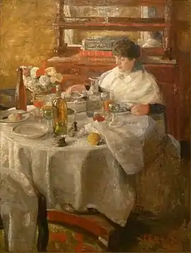 The Oyster Eater (1882), oil on canvas, 207 x 150 cm.,  Royal Museum of Fine Arts Antwerp