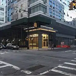 The new subway entrance for 2016.