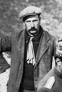 Jean Leune at Bizani, Greece, March 1913