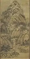 Seeking the Tao in Autumn Mountains 156 x 77.5 cm, National Palace Museum