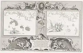 2 maps which inspired tapestries 3 & 4