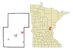 Location of Quamba, Minnesota