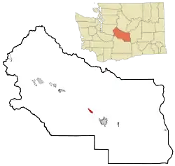 Location of Thorp, Washington