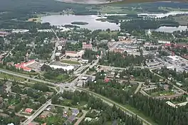Aerial photograph of Kiuruvesi