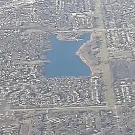 Aerial photo of Lake Arlington