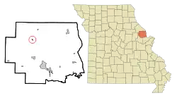 Location of Silex, Missouri