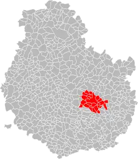 Location of Dijon Métropole in the Côte-d'Or department .