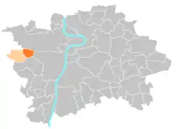 Location of Prague 17 in Prague