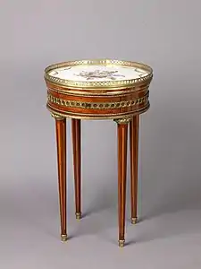 Round table with Sevres porcelain top (1774–91), Metropolitan Museum