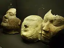 Later masks, dated to the 5th-6th century.