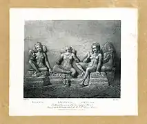 "Maha Kali. Bhadra Kali. Sheoo Kali" 1824-1834