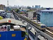 A 2000 class train at Cubao, Quezon City in May 2019.