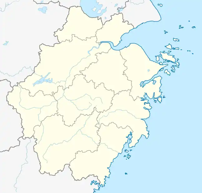 Wenling is located in Zhejiang