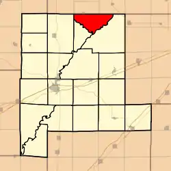 Location in Fayette County