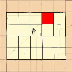 Location in Ellsworth County