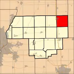Location in Woodford County