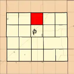 Location in Ellsworth County