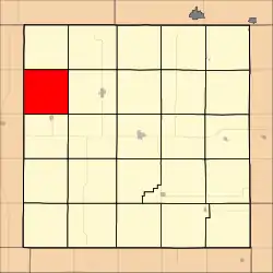 Location in Jewell County