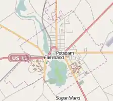 Potsdam, New York from OpenStreetMap
