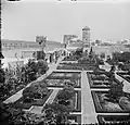 View of the Andalusian Gardens around 1920