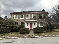 House at the corner of W. Melrose Avenue and Greenleaf Road in The Orchards, Baltimore