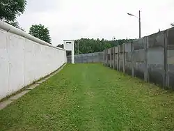 The Mödlareuth wall today is part of an open-air museum