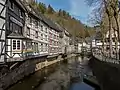 Monschau, timberframe houses