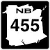 Route&nbsp;455 marker