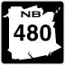 Route 480 marker