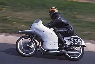 NSU Rennmax G.P. 250 cc (15 cu in) O.H.C. TWIN (1953)