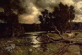 Near the Close of a Stormy Day 1884