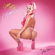 Cover art of the "Super Freaky Girl" Roman remix
