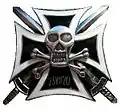 The "death's head" was the sign of Polish Death Hussar Divisions from 1920 (Polish–Soviet War)