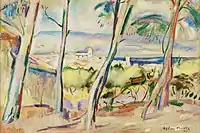 Othon Friesz, 1907, Paysage à La Ciotat, oil on canvas, 59.9 × 72.9 cm