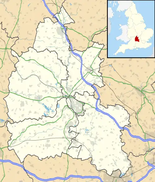 Wytham is located in Oxfordshire