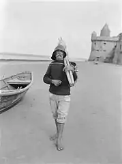 Pêcheur du Mont-Saint-Michel