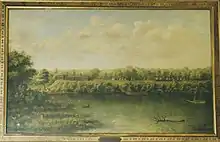 Painting of Fort Industry by William Machen