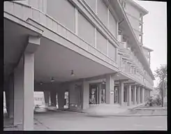 The neighborhood of Piccapietra in Genova projected by the architects Franco Albini and Franca Helg portrayed by the Italian photographer Paolo Monti