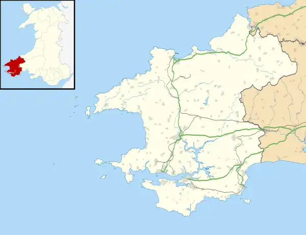 Tenby is located in Pembrokeshire