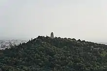 Philopappos Hill and Philopappos Monument from the Acropolis