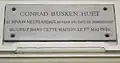 Conrad Busken Huet died at No 107 on 1 May 1886.