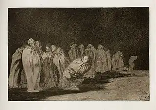 Νο. 8: Los ensacados(Folly in sacks)24.4 x 35.1 cm.