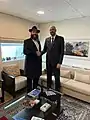 Rabbi Arie Zeev Raskin meeting with newly appointment Israel Ambassador to Cyprus, Oren Anolik 2021