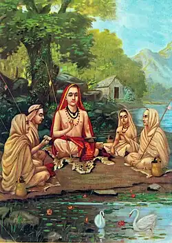 Image 2Adi Shankara (8th century CE) the main exponent of Advaita Vedānta (from Eastern philosophy)