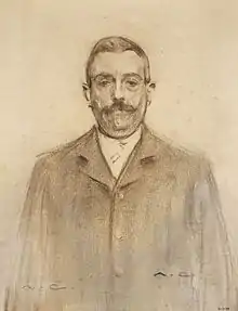 Portrait of Raimon Casellas by Ramon Casas