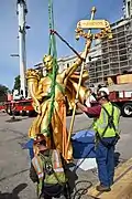 Removal of charioteer